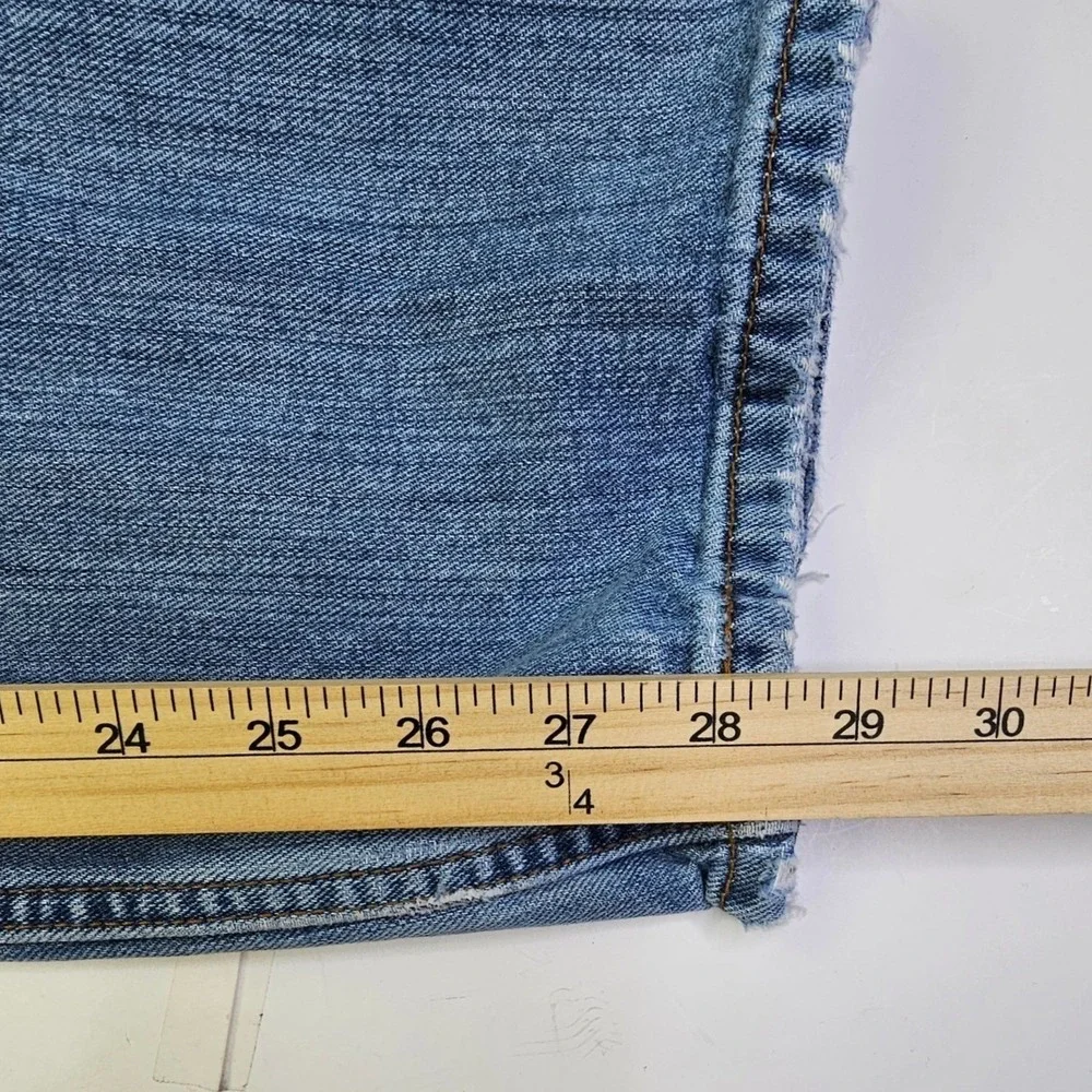 Levis 505 Regular Fit Mens Blue Jeans Medium Wash Straight Leg W36 L30 Cotton